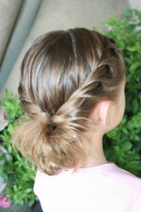 Double Twistbacks into Side Flip | Cute Hairstyles