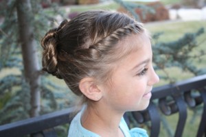 Hairstyles | French Twists into Spiral Twisty Bun 