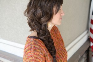 5-Strand Messy Braid Hairstyle