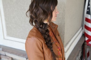 Messy Side Braid Hairstyle