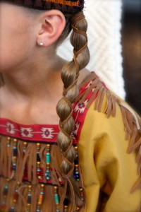 Loony Braid with Leather Accents | Pocahontas Braids