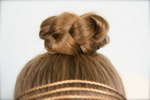 Simple Braided Bun Hairstyle