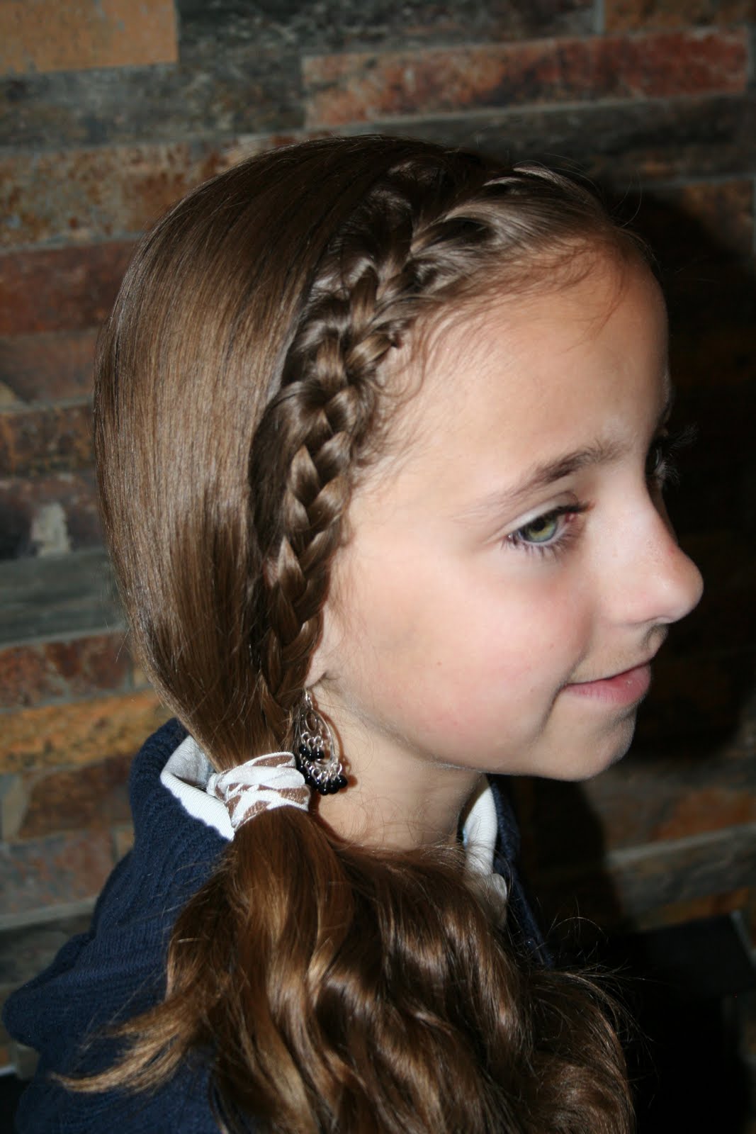 DOUBLE HEART ROPE BRAID SIDE PONYTAIL - Huckleberry Life