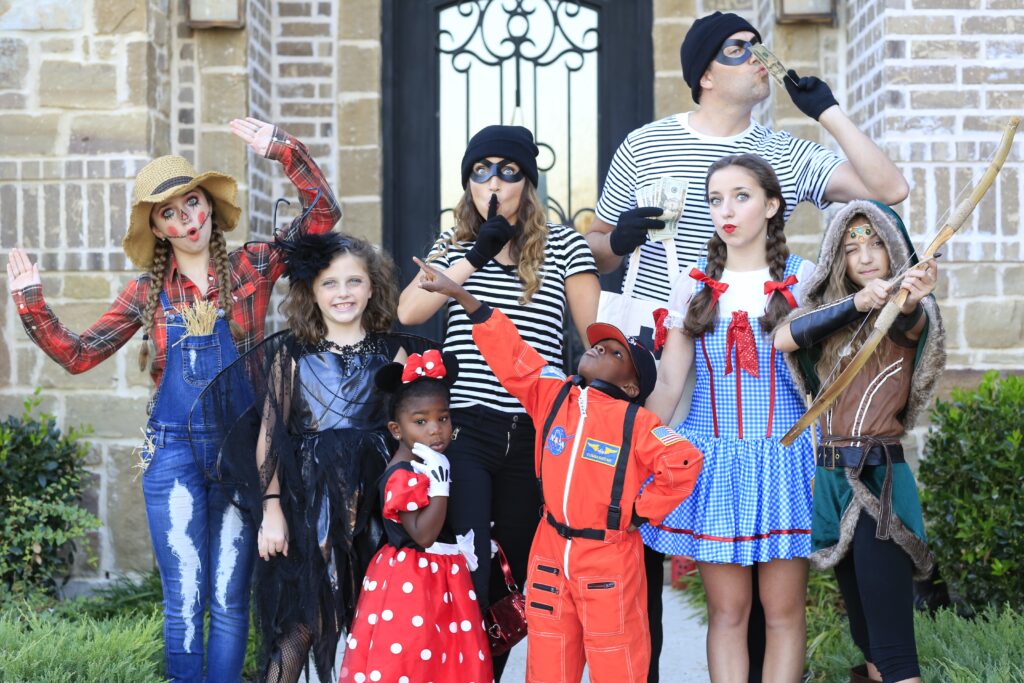 Mcknight family on halloween 