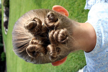 Rosette Buns  Updo Hairstyles - Cute Girls Hairstyles