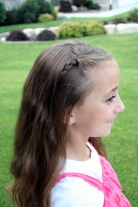 Side view of the Double-Hidden Braids | Cute Hairstyles