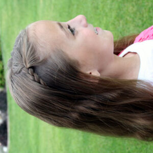 Side view of the Double-Hidden Braids | Cute Hairstyles