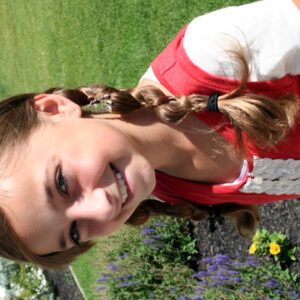 Portrait view of young girl modeling Loony Braids | Crazy Hairstyles
