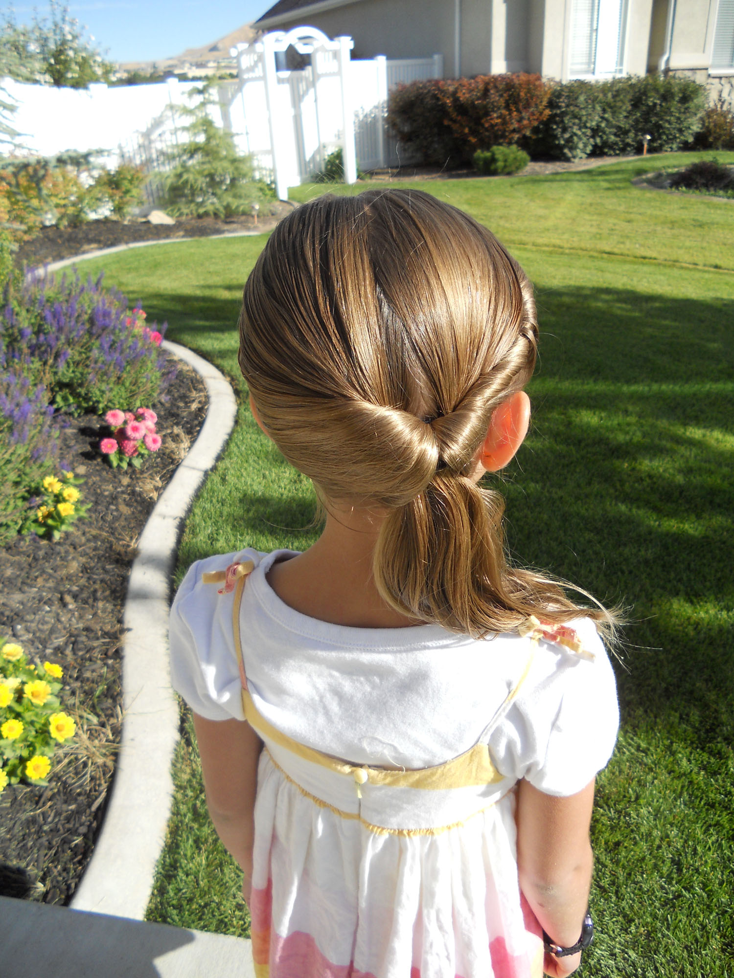 Upsidedown topsy tail Hairstyles  Slightly obsessed with this hairstyle  that is perfect for greasyoily hair Upsidedown topsy tail with a high  messy bun Hairstyle Shirt  bra from  By Milabu 