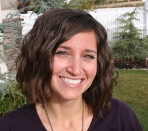Portrait of woman modeling Flat-Iron Waves