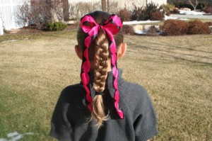 Back view of the Simple Braid | Daddy-Do Hairstyles