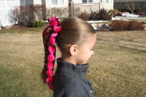 Side view of the Simple Braid | Daddy-Do Hairstyles