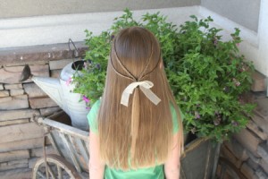 Back view of the Bohemian Braids