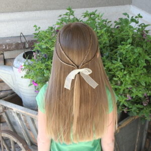 Back view of the Bohemian Braids