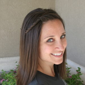Side view of the Single Twistback Hairstyle