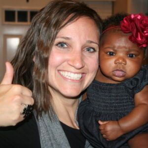 Mindy McKnight with her daughter Paisley