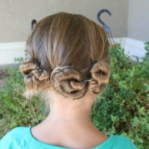 Back view of the Triple Twist-and-Pin