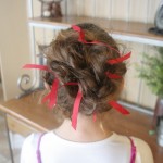 Holiday Hairstyles | Bobby Pin Ribbons