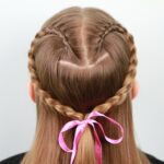 Lace Braid Heart | Valentine's Day Hairstyles