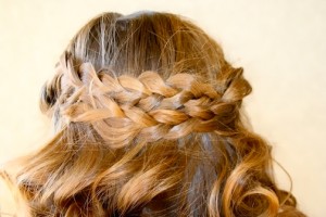 Close-up view of the Pancake Braid | Bohemian Hairstyles