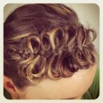 Front view of the Bow Braid | Cute Braided Hairstyles