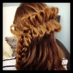 Back view of the Lace Bow Braid | Cute Braided Hairstyles