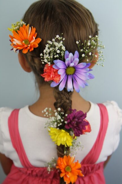 Back view of the Rapunzel Braid Hairstyle | Disney's Tangled