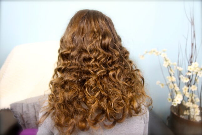 Back view of Cocoon Curls - After