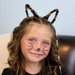 Braided Kitty Cat Ears | Halloween Hairstyles