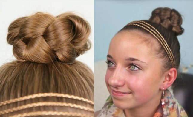 Simple Braided Bun | Cute Girls Hairstyles