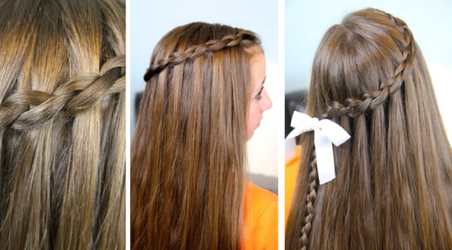 Dutch Waterfall Braid | Cute Girls Hairstyles