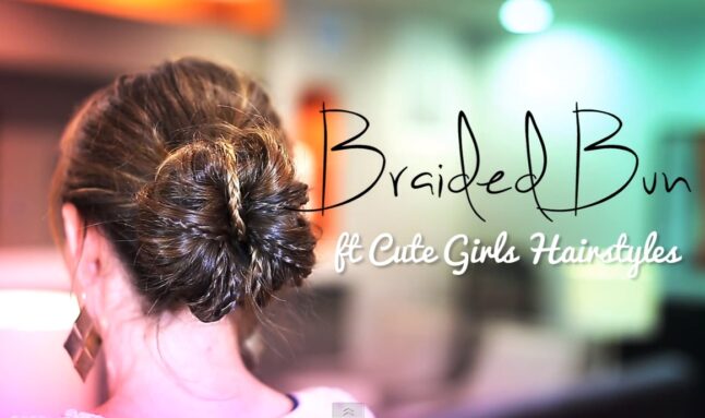 Hair Bun with Micro-Braid Accents | Updo Hairstyles