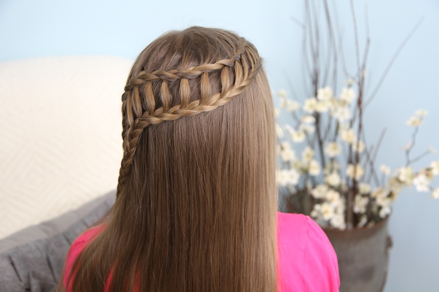 Feather Waterfall Ladder Braid Combo 2 In 1 Hairstyles Cute Girls Hairstyles