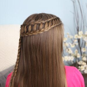 Back view of Ladder Braid Combo | Cute Hairstyles