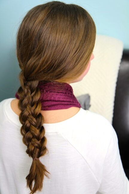 Back view of Stacked Braids | Braid Hairstyles