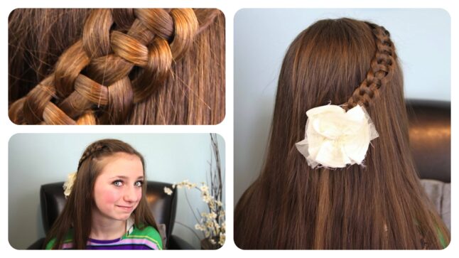 4-Strand Slide Up Braid | Cute Girls Hairstyles