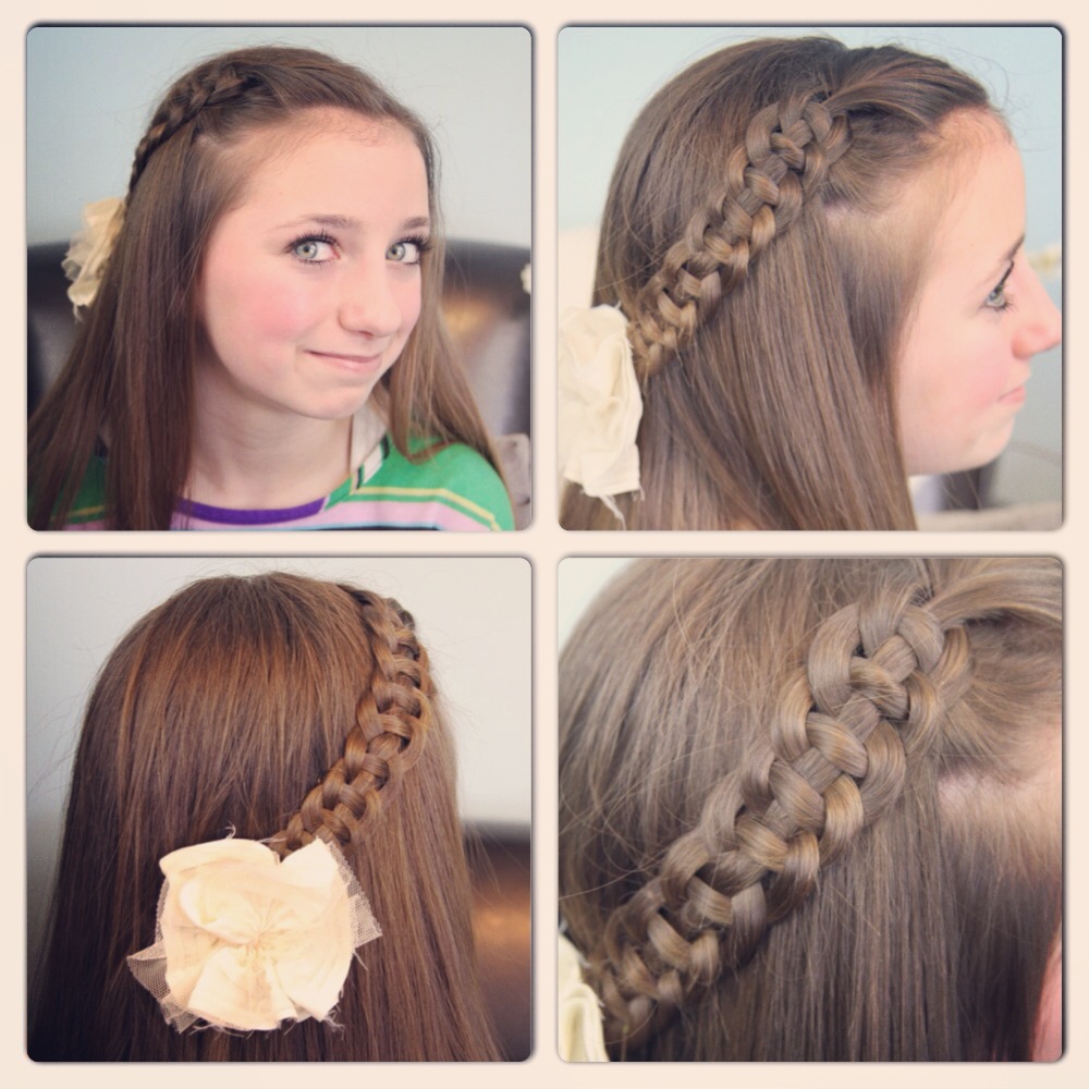 Easy Triple Braided Hairstyle - Babes In Hairland