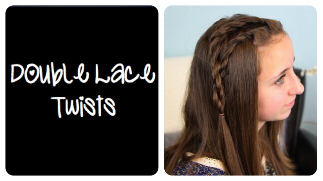 Bailey's Double Lace Twists | 3-Minute Hairstyles