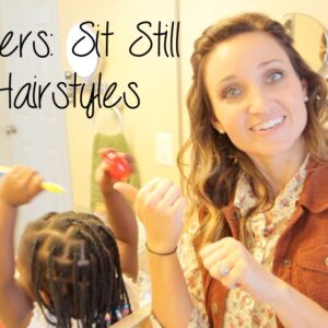 How to get toddlers to sit still for hairstyles