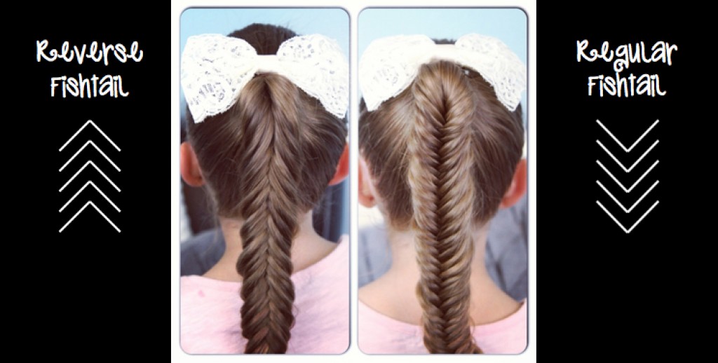 Reverse Fishtail Braid vs Regular Fishtail Braid