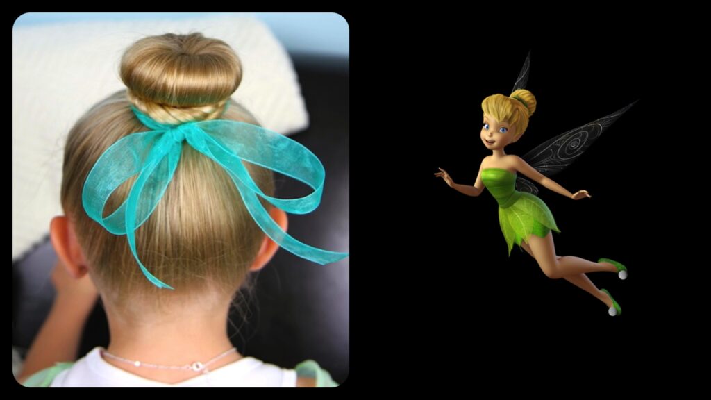 TinkerBell Hair Bun | Disney Hairstyles