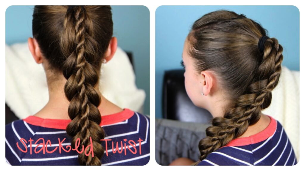 Stacked Twist | Cute Braided Hairstyles