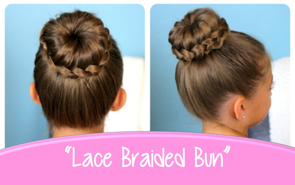 Lace Braided Bun | Cute Updo Hairstyles