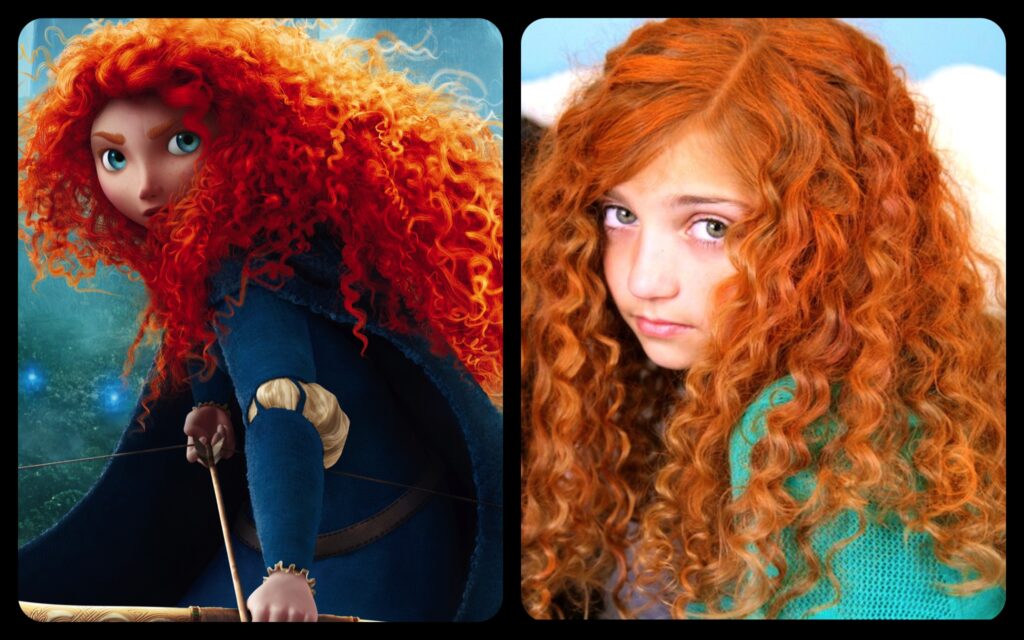 Get Merida's Fiery and Curly Red Hair | Disney Princess Hairstyles