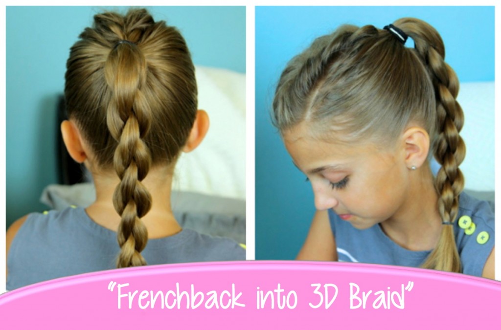 Frenchback into Round Braid | Back-to-School Hairstyles