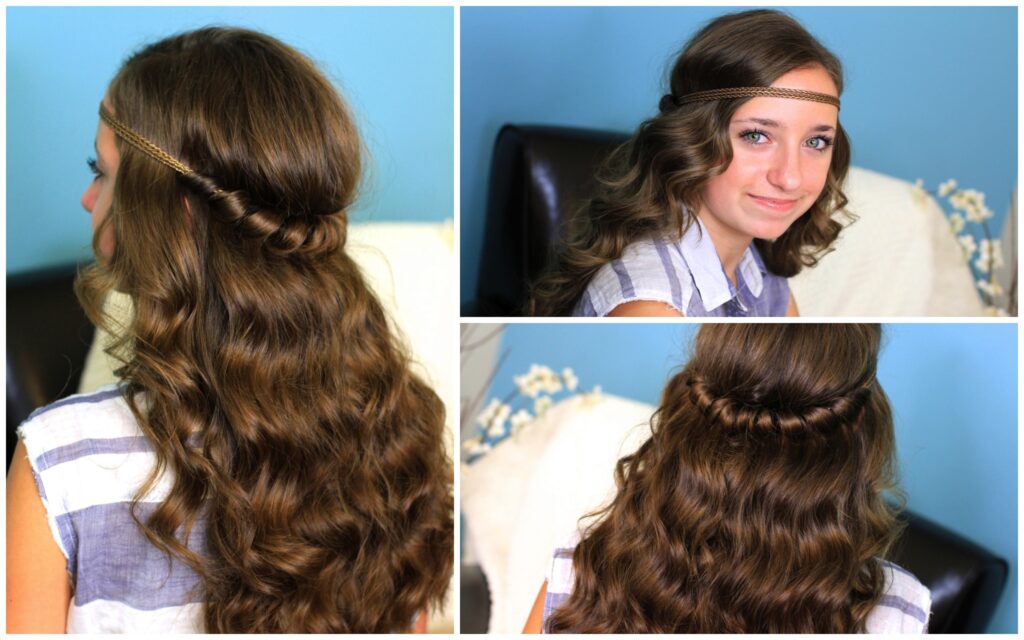 Headband Twist | Half-Up Half Down Hairstyles