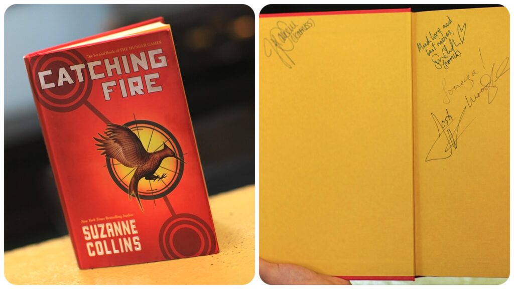 Autographed Catching Fire Book | The Hunger Games