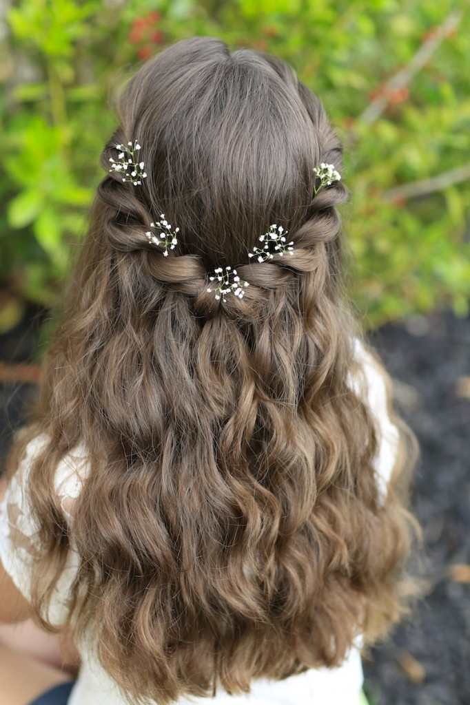 Young girl outside modeling Princess Aurora Twistback | Inspired by Disney's Maleficent
