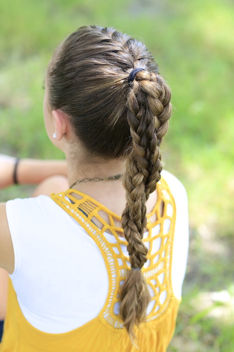 Basketball homecoming hairstyle Braided half up half down  braidedhairstyles beauty homecoming  Braids for short hair Basketball  hairstyles Beauty