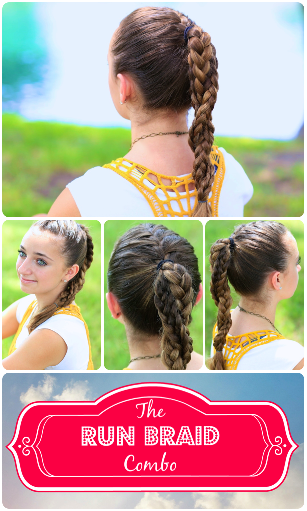 The Run Braid Combo | Hairstyles for Sports